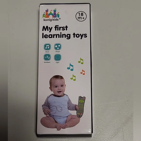Konig Kids My First Learning Toy Remote Control - Picture 1 of 7